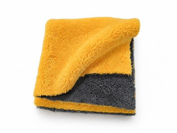 Grey and Yellow Edgeless Microfiber Cloth